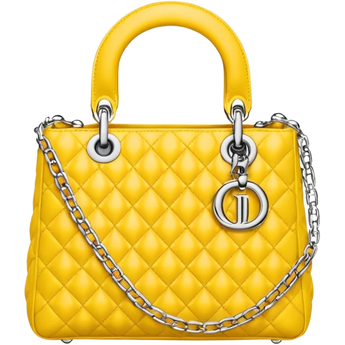 dior yellow bag emoji