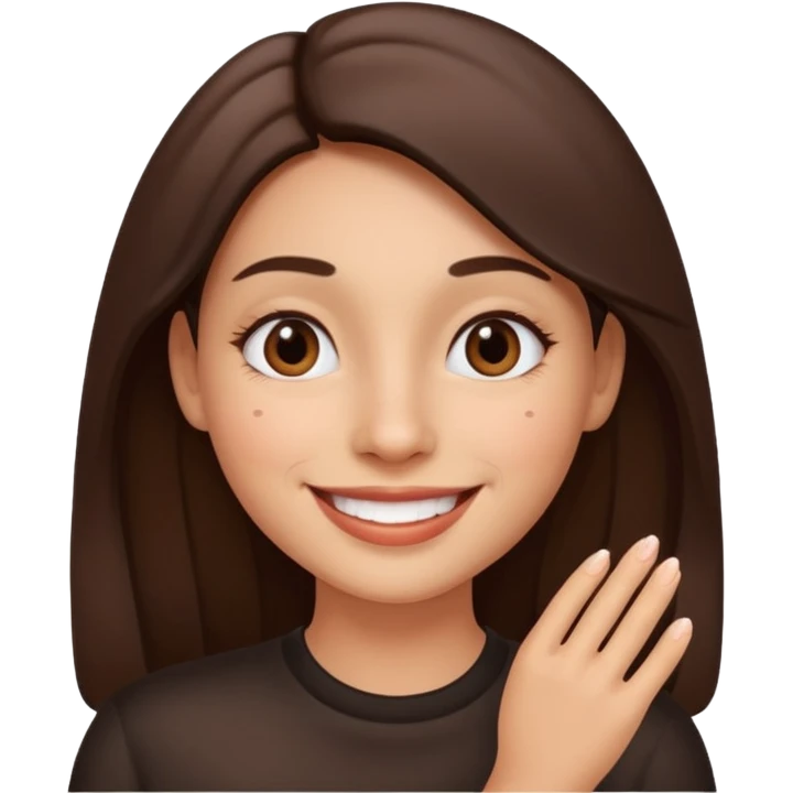 yüzünde meni olan kadın emoji