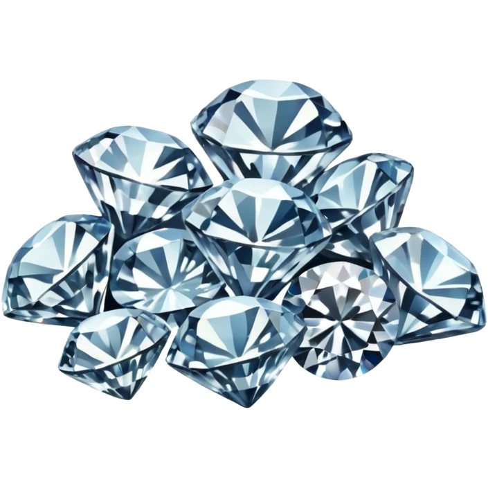 placer of mined diamonds emoji