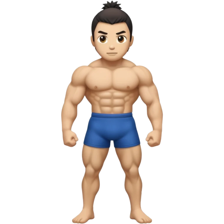 Create Demons slayer in inosuke emoji full body and minimum size emoji