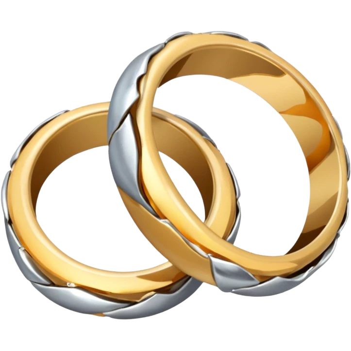 2 smashed wedding ring emoji
