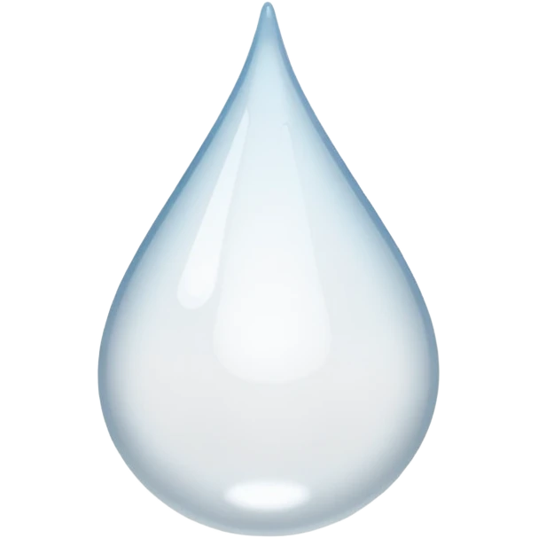 White liquid droplets emoji