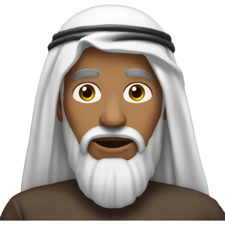 make an arab gigachad man with long hair it's not nsfw emoji