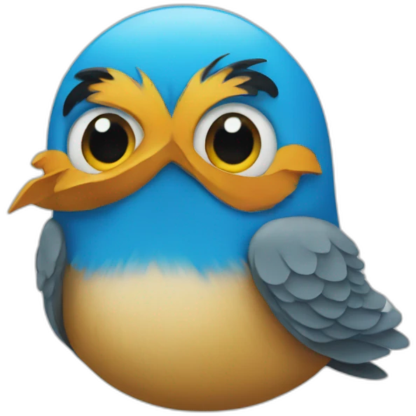 Twitter bird emoji