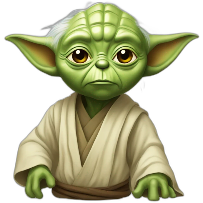 Yoda mourant emoji