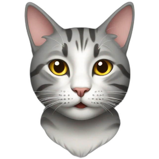 Cat with zigarete emoji