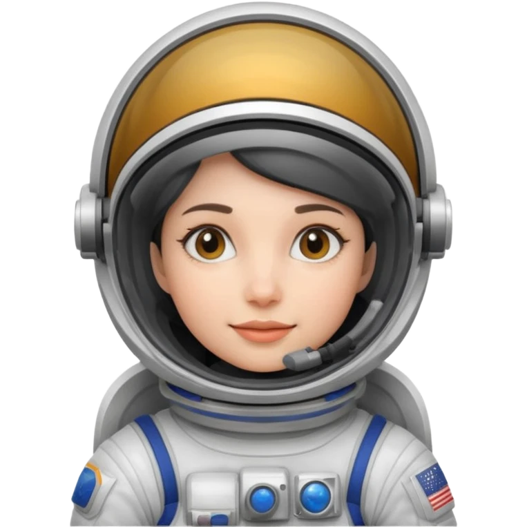 astronot women less details emoji