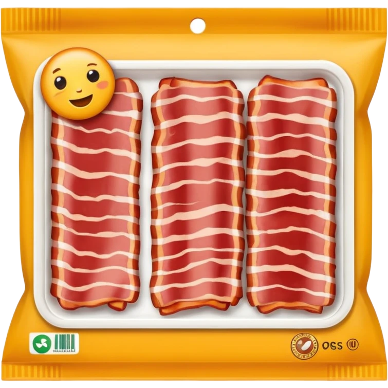 packaged bacon emoji