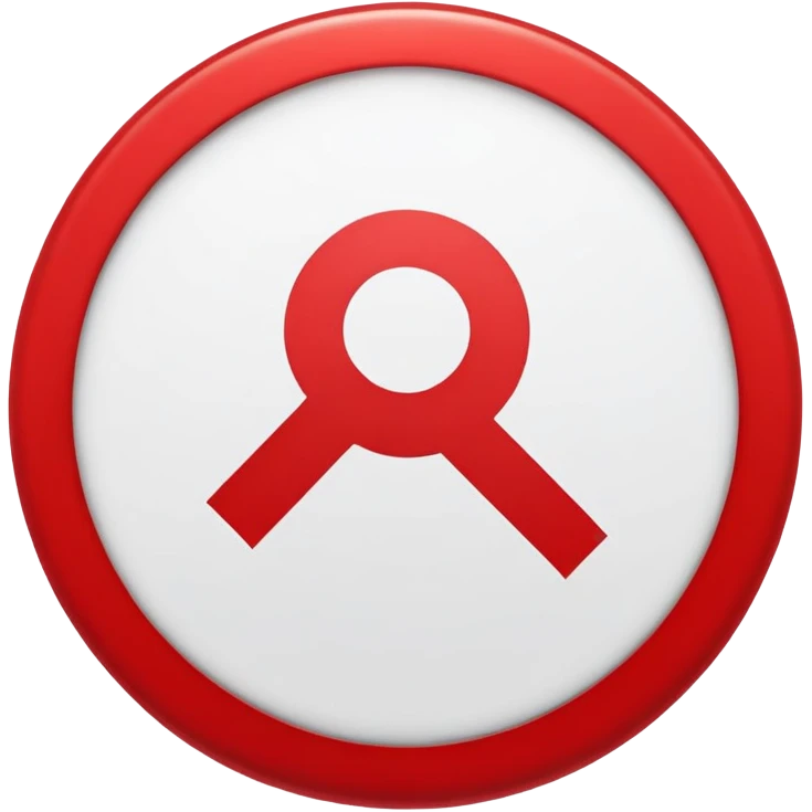 18+ age restriction symbol, red circle with white text emoji