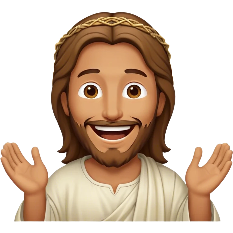 laughing jesus emoji