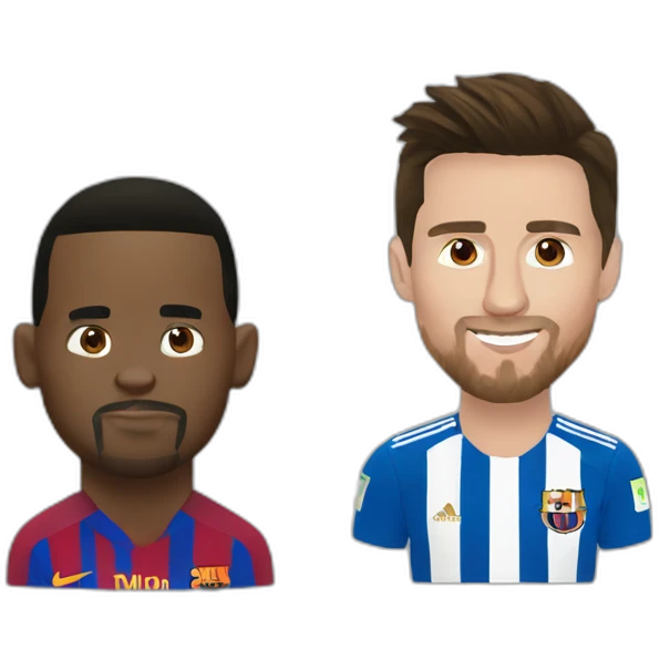 Messi Ronaldo emoji