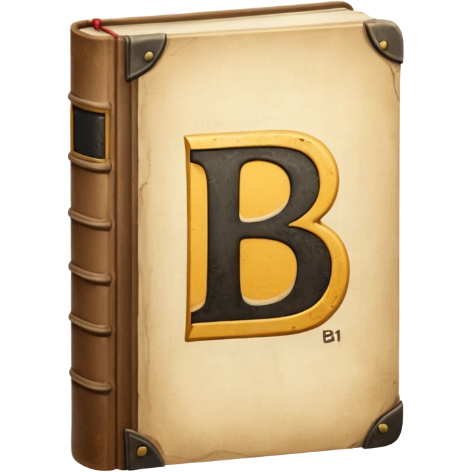 a book with "B1" on its cover emoji