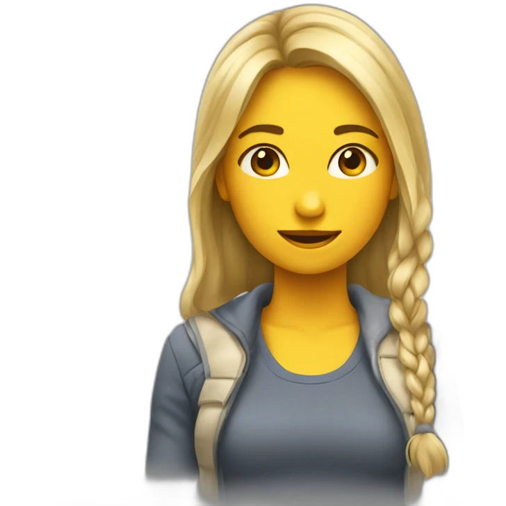 Emoji fille qui est dans incompréhension emoji