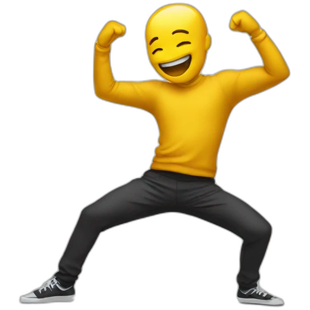 Dance dab emoji