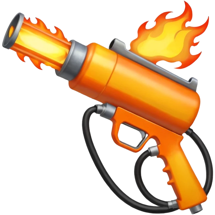 flame thrower emoji