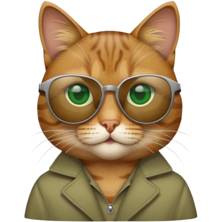 Cat wearing sunglasses emoji