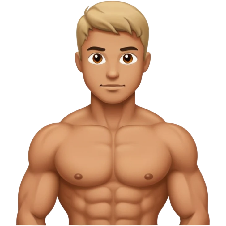 Голый парень  emoji
