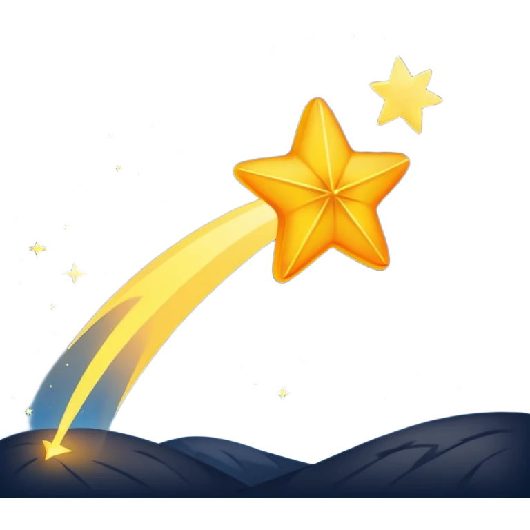 falling star emoji