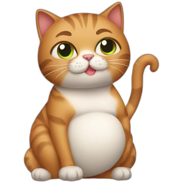 Cat pregnant emoji