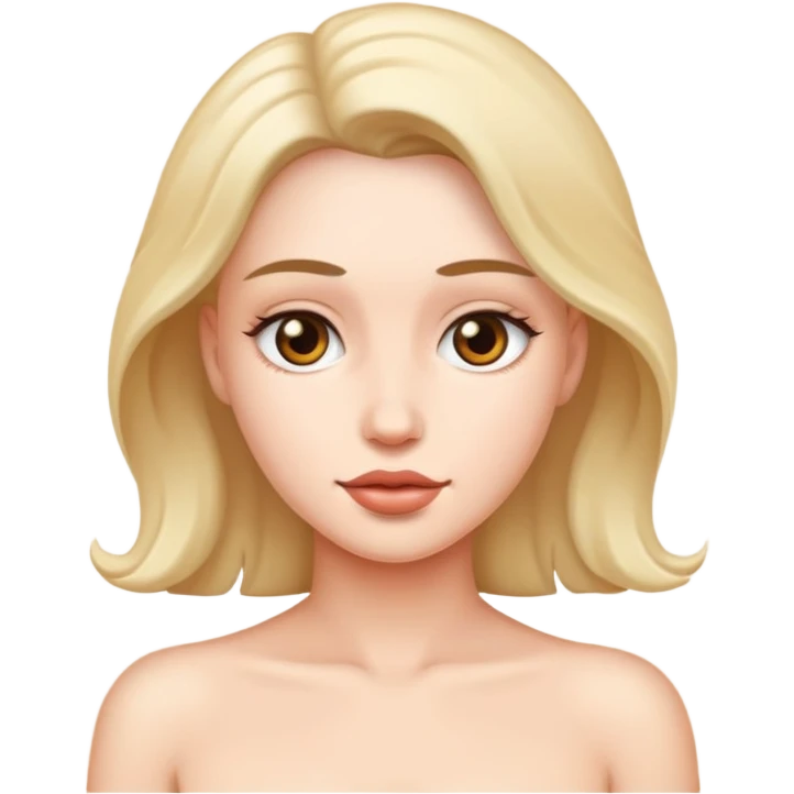 Голая девушка emoji