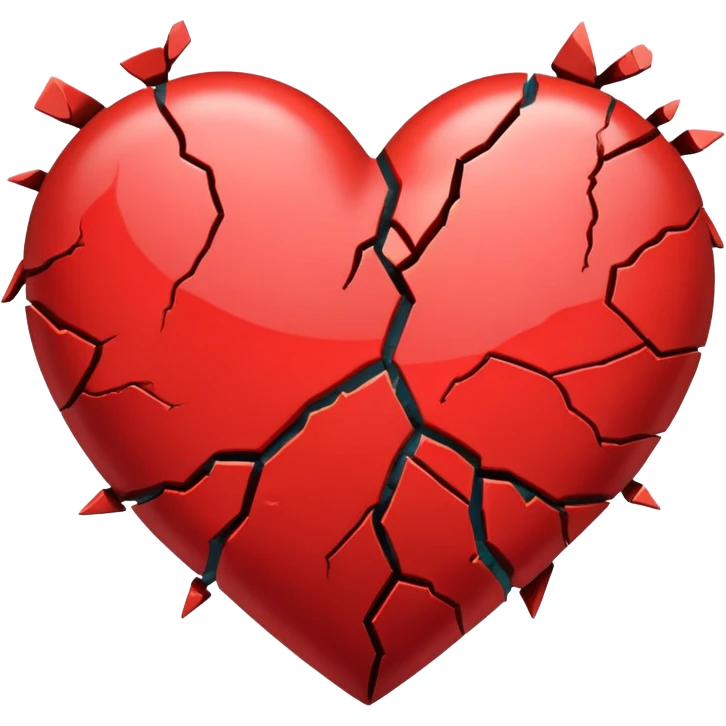 Heart break emoji