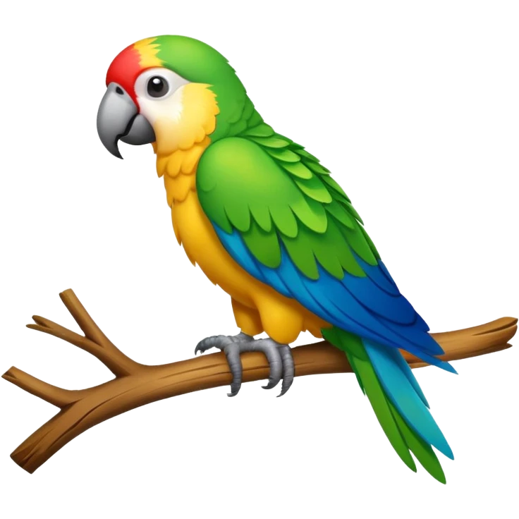 Papagaio faltante em 3D emoji