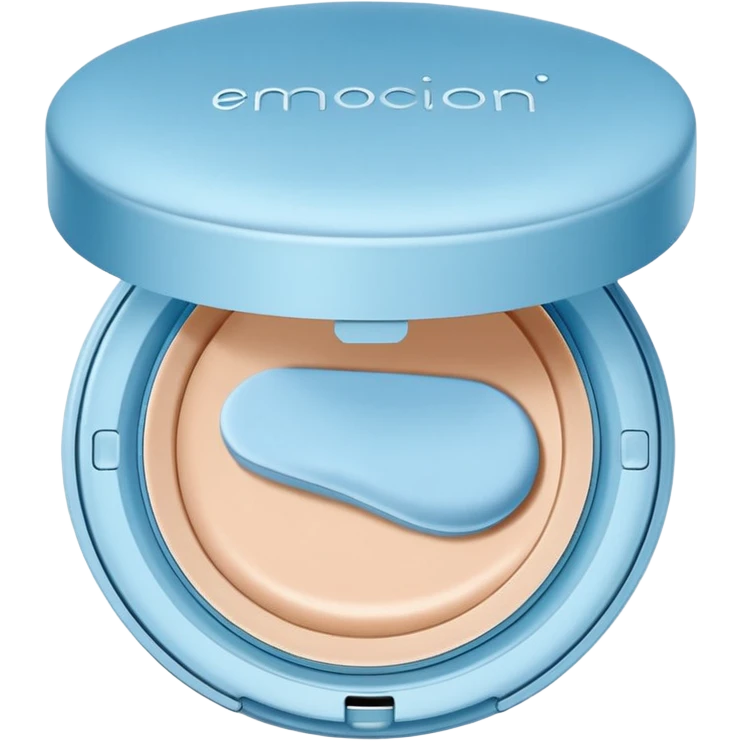 cushion foundation Pact in ligt blue color emoji