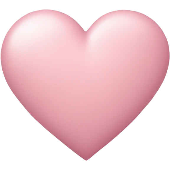 Pastel pink heart emoji