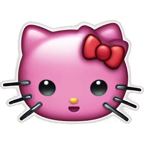 hello kitty with grills emoji