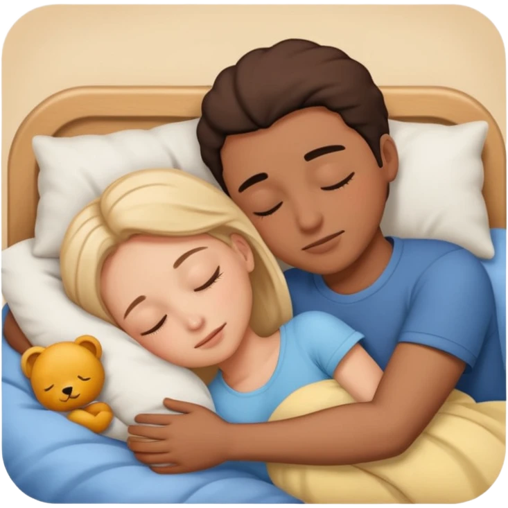sleeping couple emoji