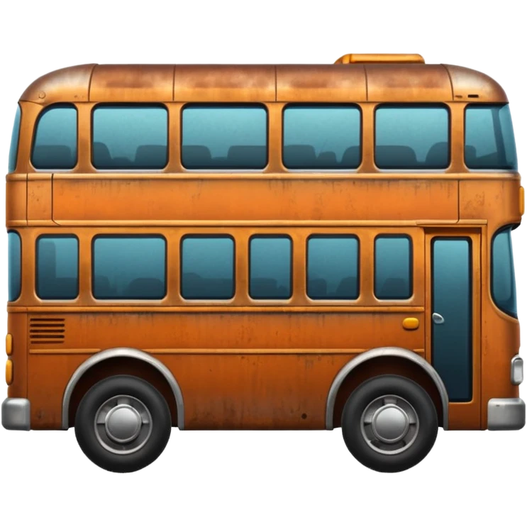 bus with raised rear emoji