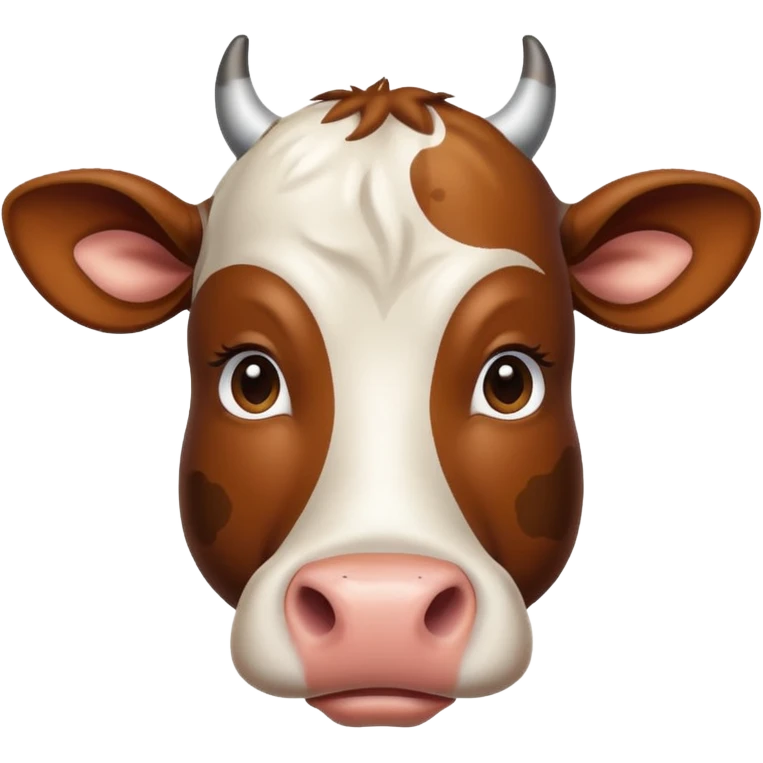reallistic cow emoji