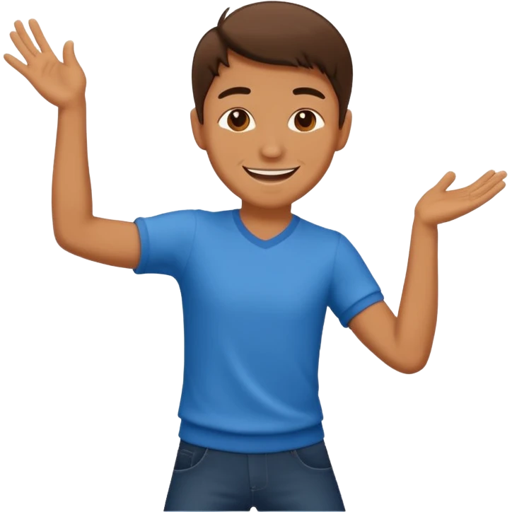 cheese man dancing emoji