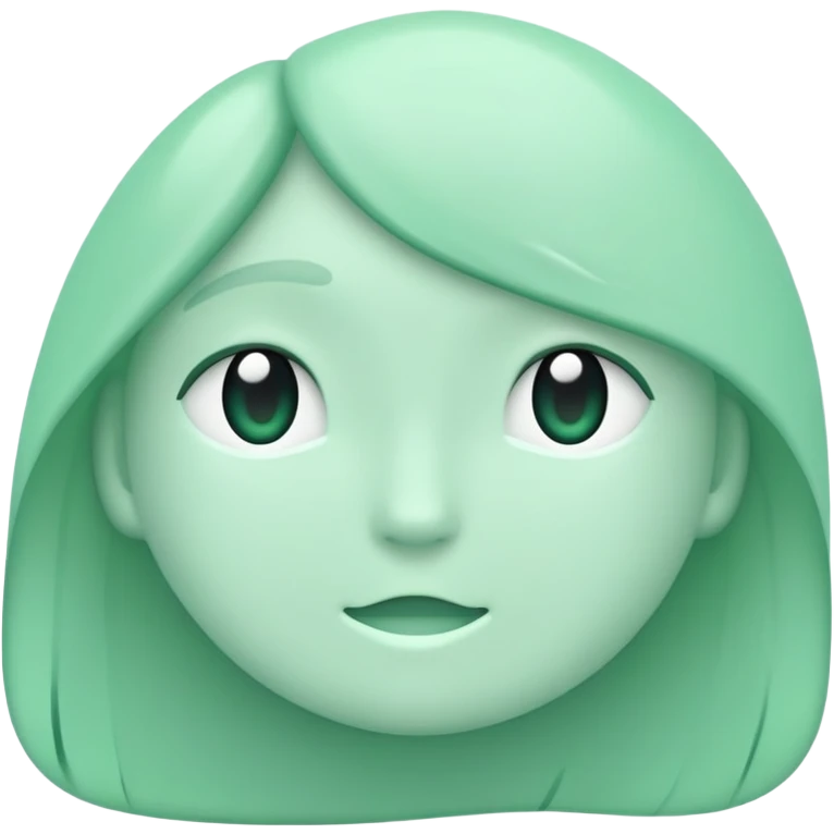 Pastel green emoji