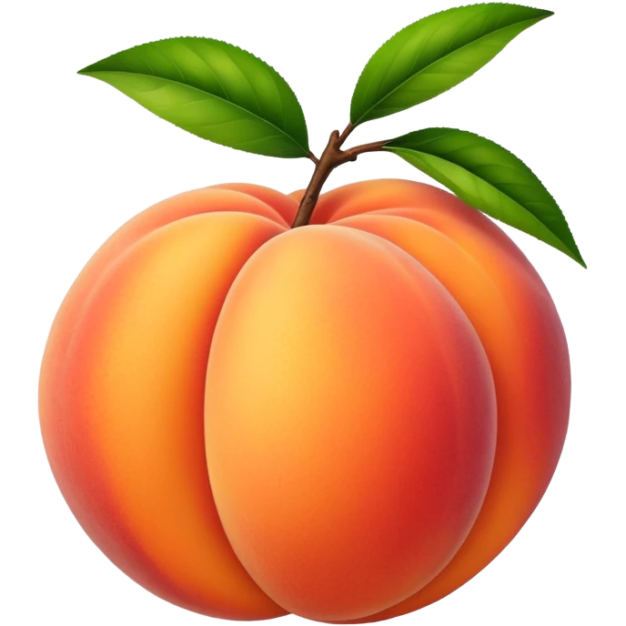 peach fruit emoji