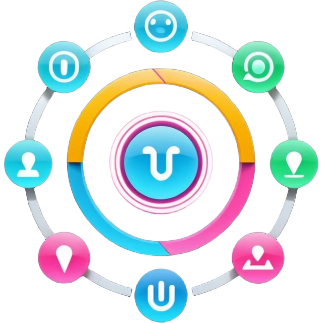 mach mir nur eine grafik das das wort system gut darstellt aber ohne gesicht oder so emoji