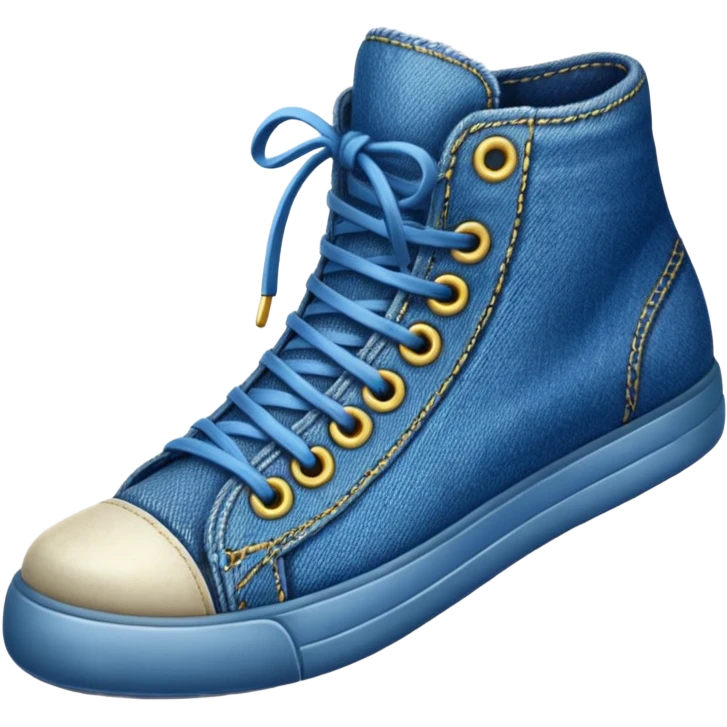 Denim shoes emoji