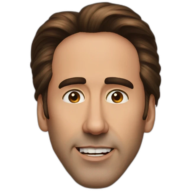 Nicholas Cage My hair is a bird emoji