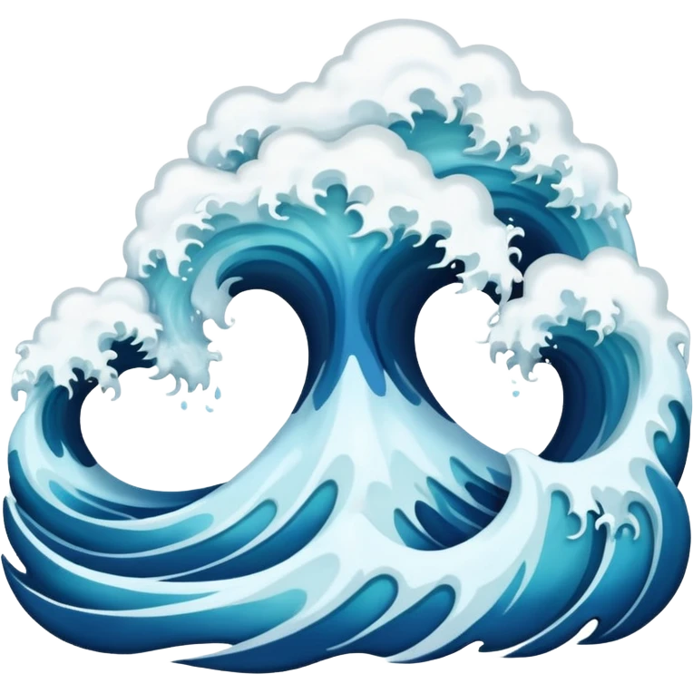 An ocean boiling emoji