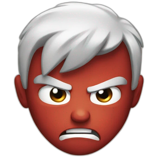 Angry-with-heart emoji