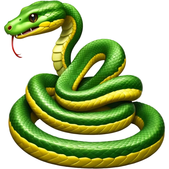 Snake eating his own tail emoji