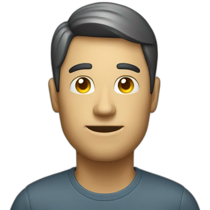 man with idea lightbulb emoji