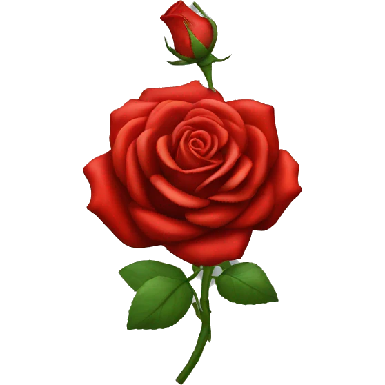 Red roses emoji