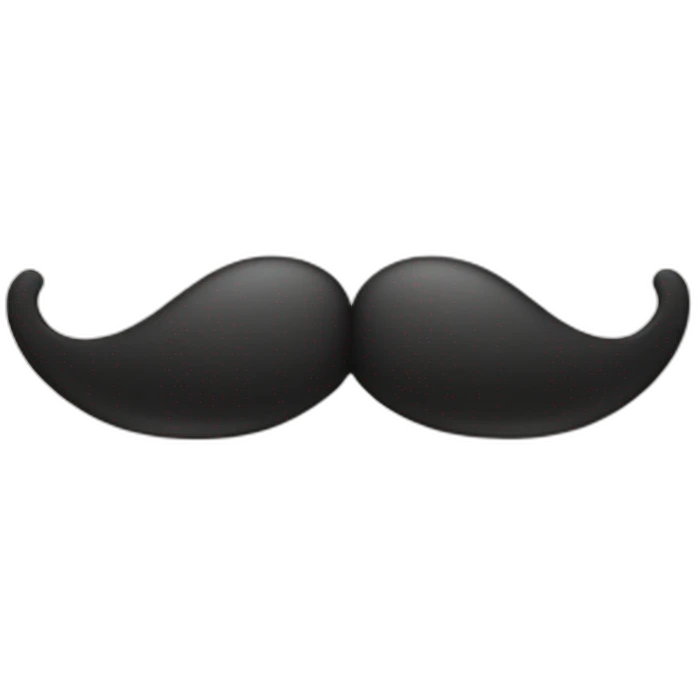 Moustache emoji