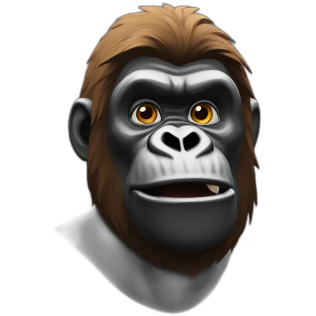 a gorilla wit fortnite skin style emoji