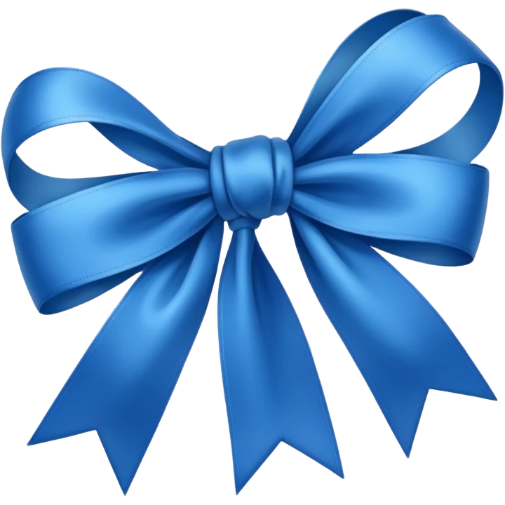 Laço azul  emoji