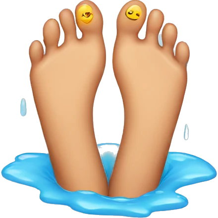 wet toes emoji