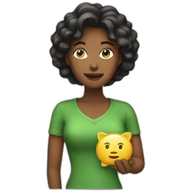 woman, saving money emoji