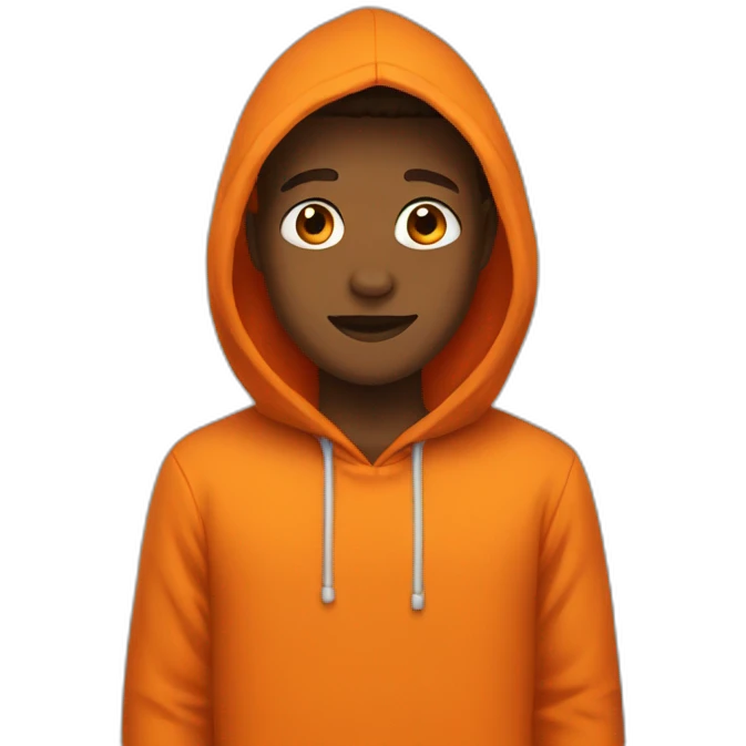 boy with orange hood emoji
