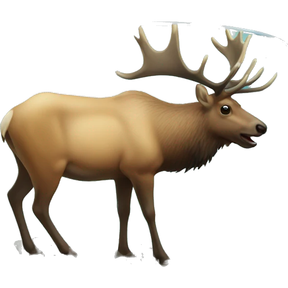 Elk in tank emoji
